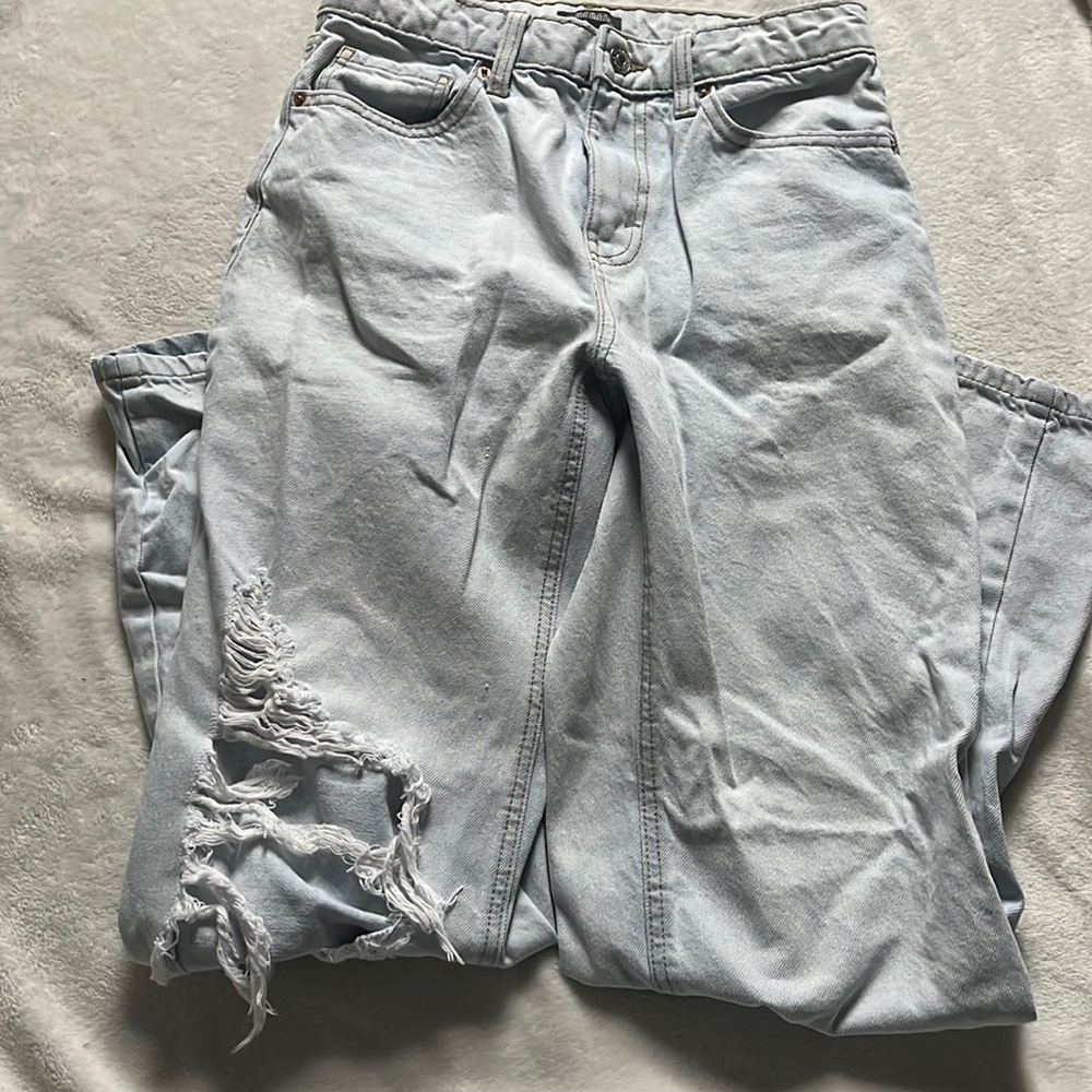 womens light wash denim jeans